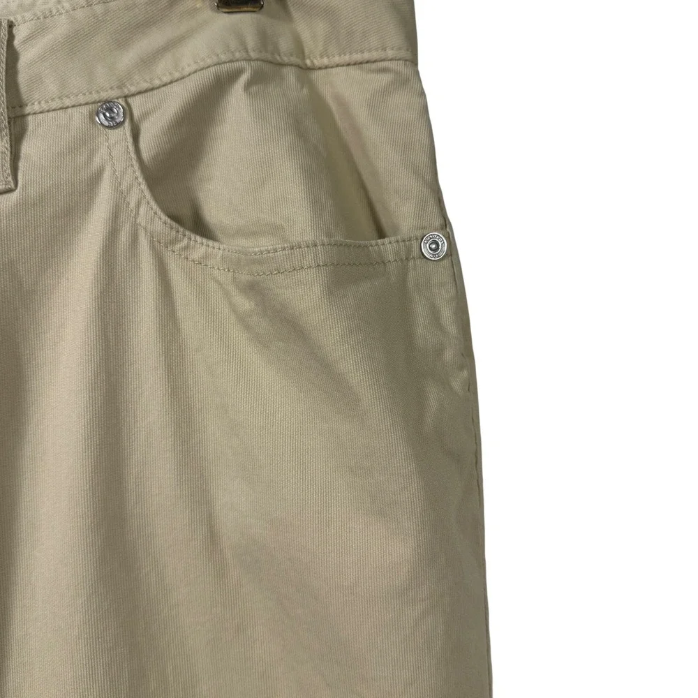Bonobos Athletic Mens Khaki Tan Chino Pants Straight Leg‎ Cotton Stretch 34x34